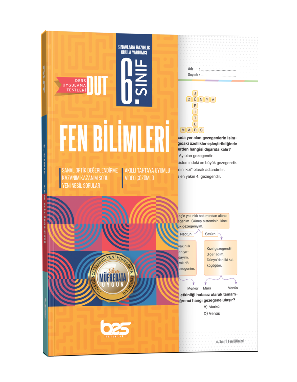 BES DUT 06.SINIF UYGULAMA TESTİ FEN BİLM - 2025-26